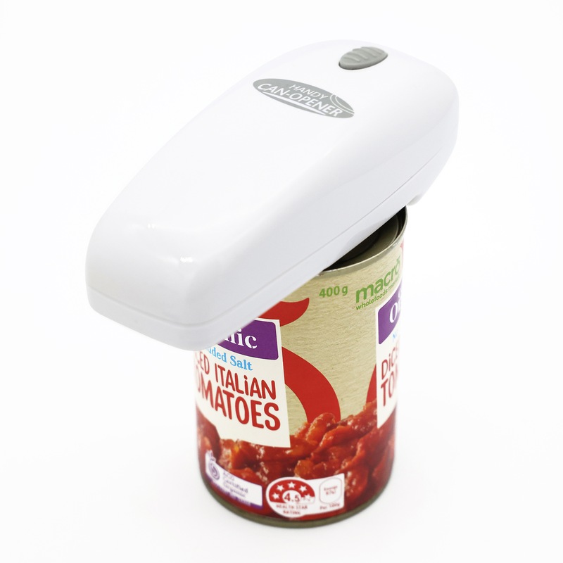 Buy Automatic Hands Free Handy Can Opener Battery Operated White MyDeal