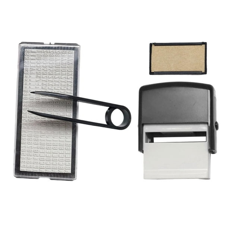 Buy DIY Rubber Stamp Kit Inking Business Address Garage Name Etc