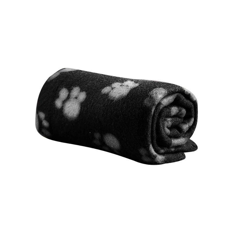 Buy Dog Blankets Warm Pet Mat Paw Print Cat Puppy Fleece Soft Blanket