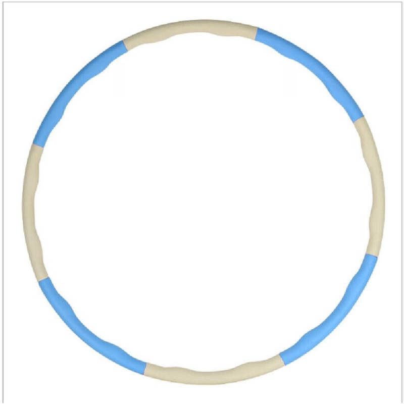 Ozoffer 100CM Foam Padded Weighted Waist Fitness Hula Hoop Body Massage