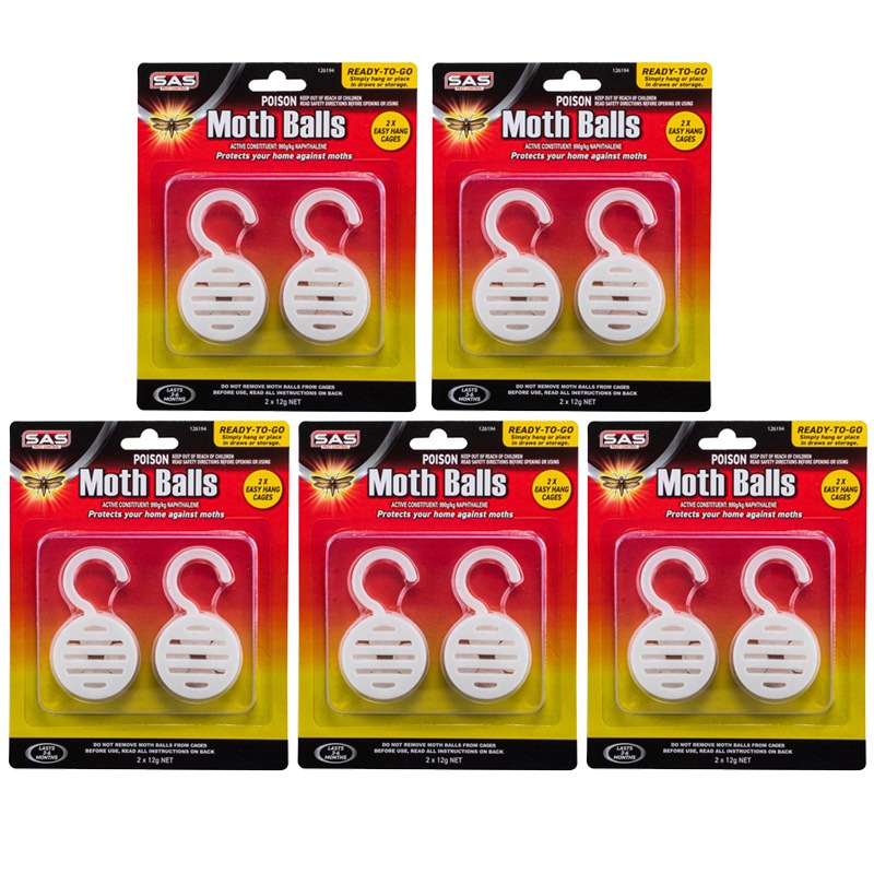 Buy Ozoffer 10Pcs Mothballs Moth Balls wardrobes repellant Clothes Kill