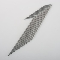 Ozoffer 10PCS Tent Sand Pegs Heavy Duty Steel Canopy Stakes Nail Outdoor Camping
