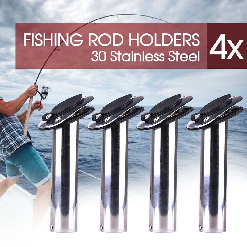 Buy Ozoffer 4Pcs Fishing Rod Holders Stainless Steel Boat Flush