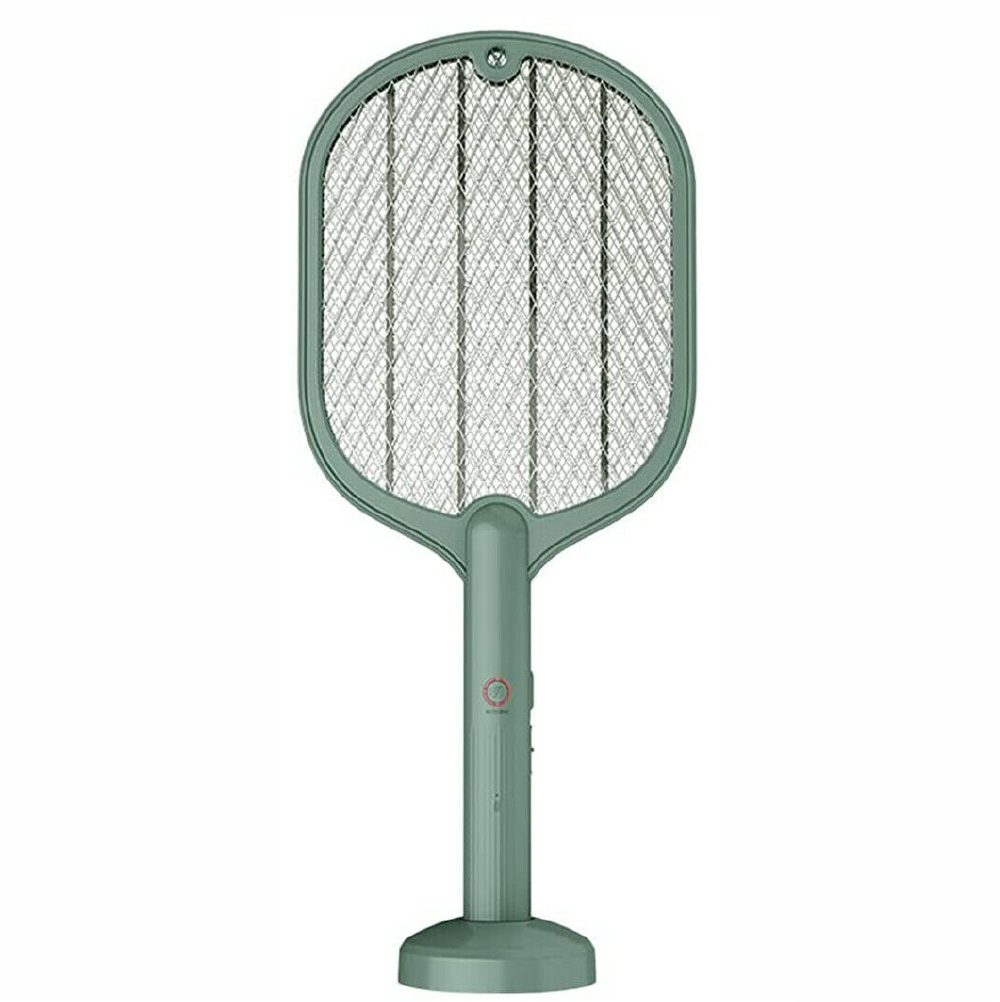 Ozoffer 2 In 1 Electric USB Rechargable Racket Fly Swatter Mosquito Insect Killer Zapper