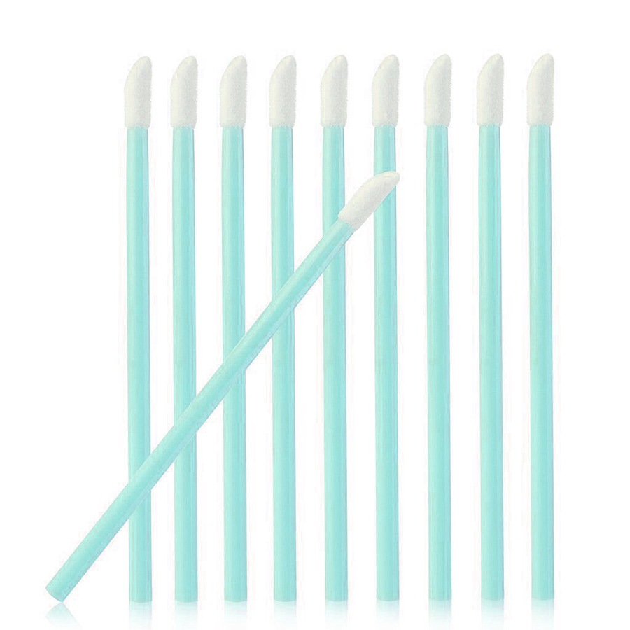 Ozoffer 20Pcs Disposable Lip Brush Lip Wands Gloss Lipstick Applicator Brushes