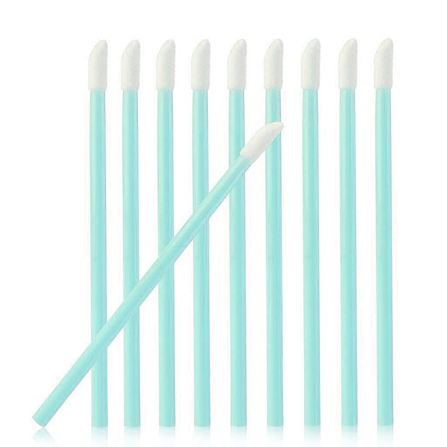 Ozoffer 20Pcs Disposable Lip Brush Lip Wands Gloss Lipstick Applicator Brushes