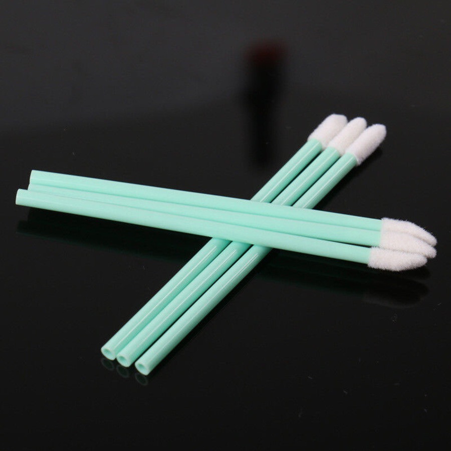 Ozoffer 20Pcs Disposable Lip Brush Lip Wands Gloss Lipstick Applicator Brushes