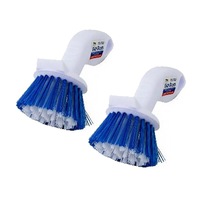 Ozoffer 2Pcs Plastic Dish Bowl Cleaning Scrubbing Brush Clean Pot Pan Home Kitchen Brush
