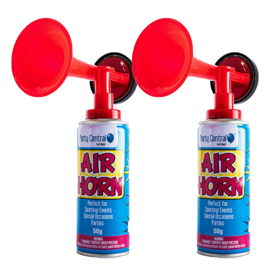 Ozoffer 2x Air Horn Sporting Events Special Occasions Parties Fun Loud 50g