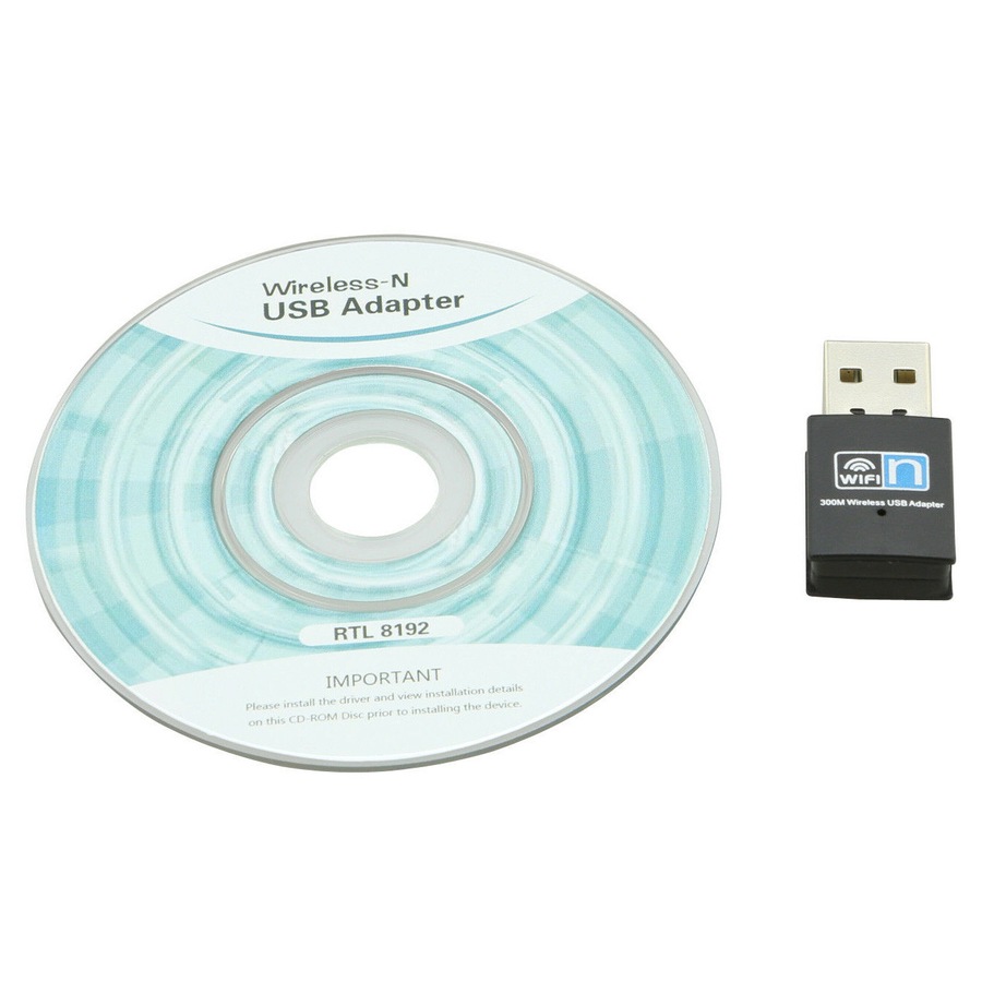 Ozoffer 2x USB Wireless N WiFi Adapter Dongle Network LAN Card 802.11n 300Mbps Win10