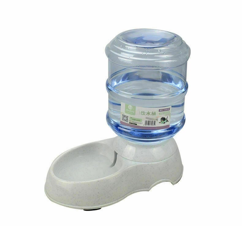 Ozoffer 3.5L Automatic Pet Water Feeder Dog Cat Large Bowl Bottle Dispenser Plastic