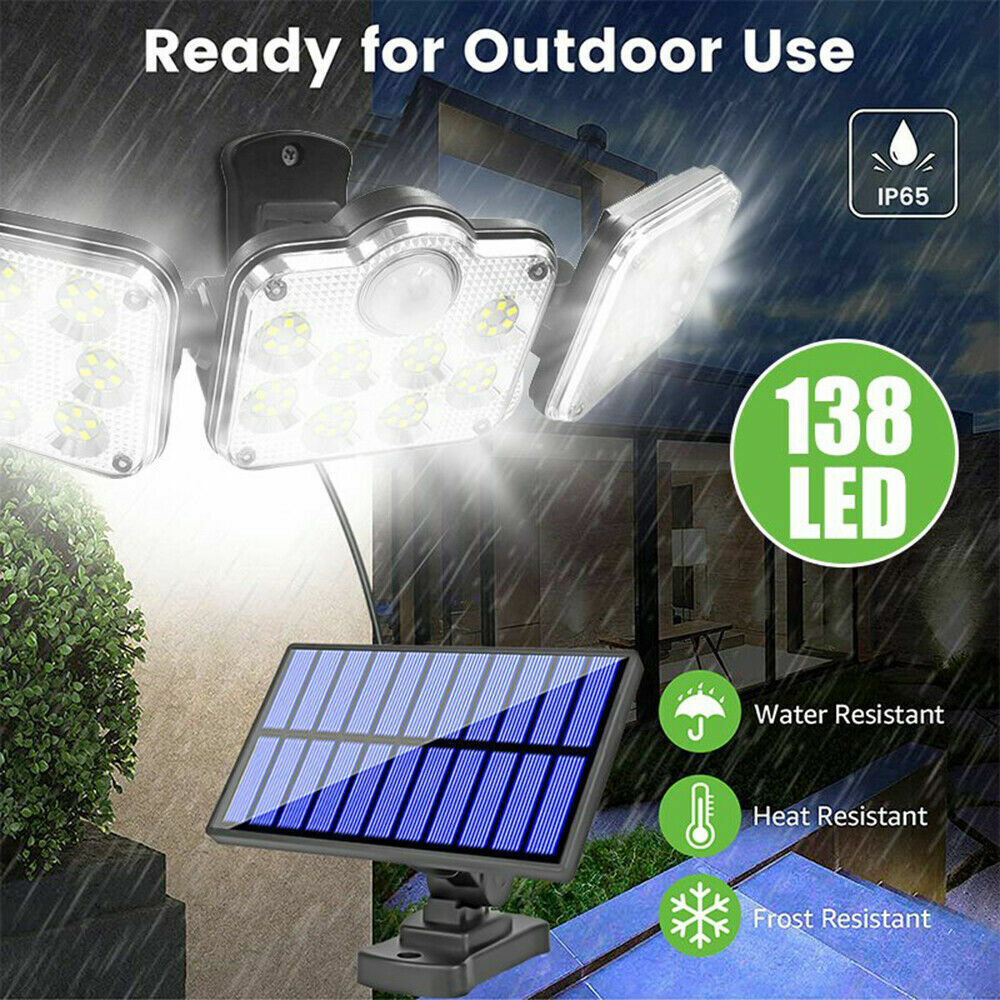 3 head led security lights on sale motion outdoor motion sensor light outdoor