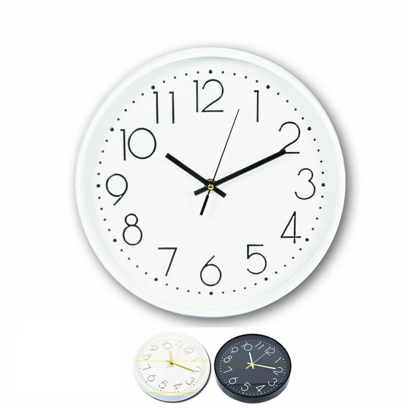 Buy Ozoffer 30CM Quartz Wall Clock Round Analogue Stylish Design Home
