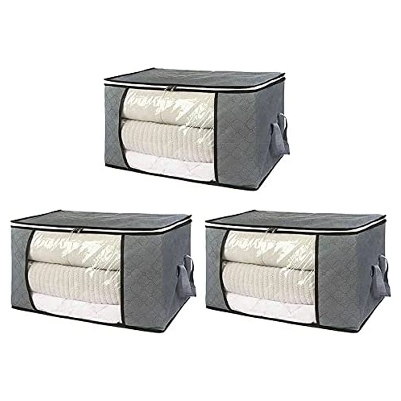 Buy Ozoffer 3X Large Clothes Quilt Blanket Storage Bag Fabric Home