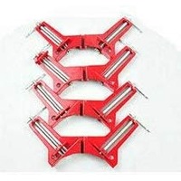 Ozoffer 4-Piece Corner Clamp 90 Degree Right Angle Outside Vise Frame Holder Timber Work