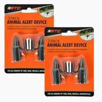 Ozoffer 4pcs Whistles Wildlife Warning Device Animal Sonic Alert Car Safety Accessory
