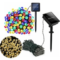 Ozoffer Solar Fairy String Lights 500 LED Outdoor Garden Christmas Party Decor
