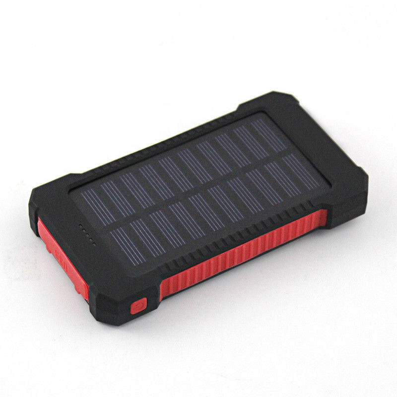 Ozoffer 50000mah Dual USB Solar Power Bank Portable External Battery Phone Charger 