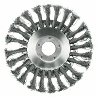 Ozoffer 6' Weed Brush Steel Wire Trimmer Cutter Wheel Garden LawnMower Head Tool Grass