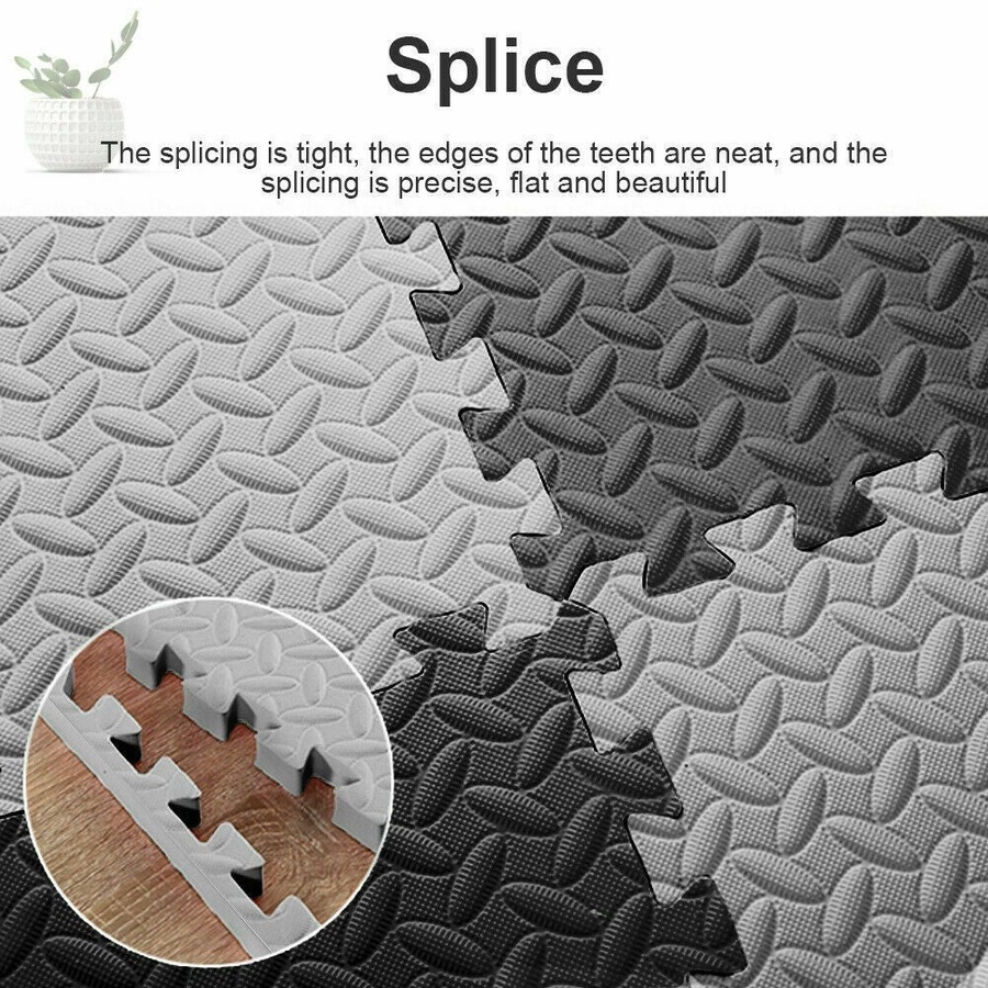 Ozoffer 6PCS x Interlocking Heavy Duty EVA Foam Gym Flooring Floor Mat