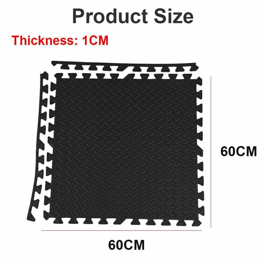 Ozoffer 6PCS x Interlocking Heavy Duty EVA Foam Gym Flooring Floor Mat