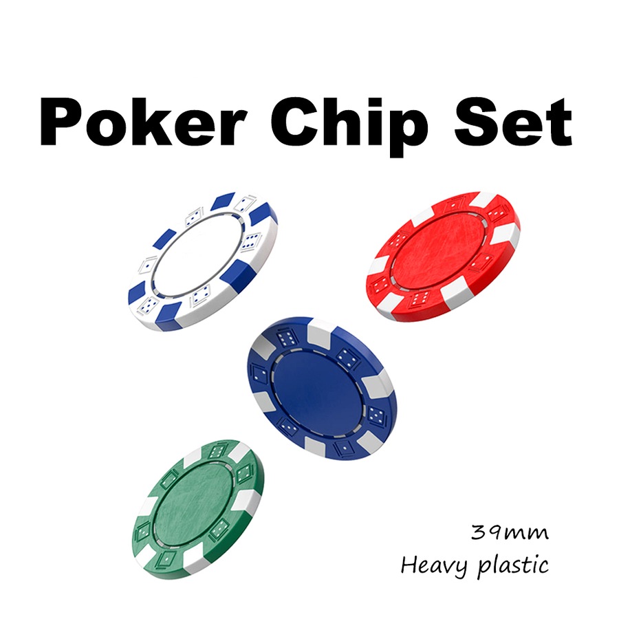 Ozoffer 80Pcs Poker Game Chip Set TEXAS Casino Size