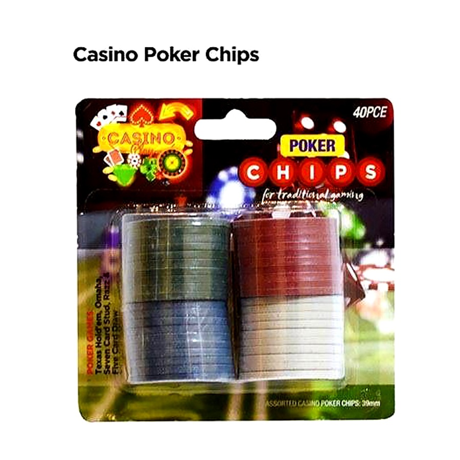 Ozoffer 80Pcs Poker Game Chip Set TEXAS Casino Size
