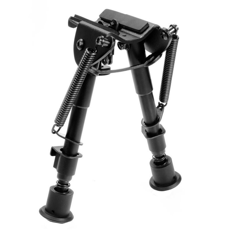 Ozoffer Adjustable Leg 6-9' Height Sniper Hunting Rifle Bipod Sling Shooting Mount Stand