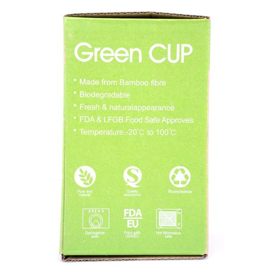 Ozoffer Bamboo Fibre Keep Cup Assorted Designs 400mL