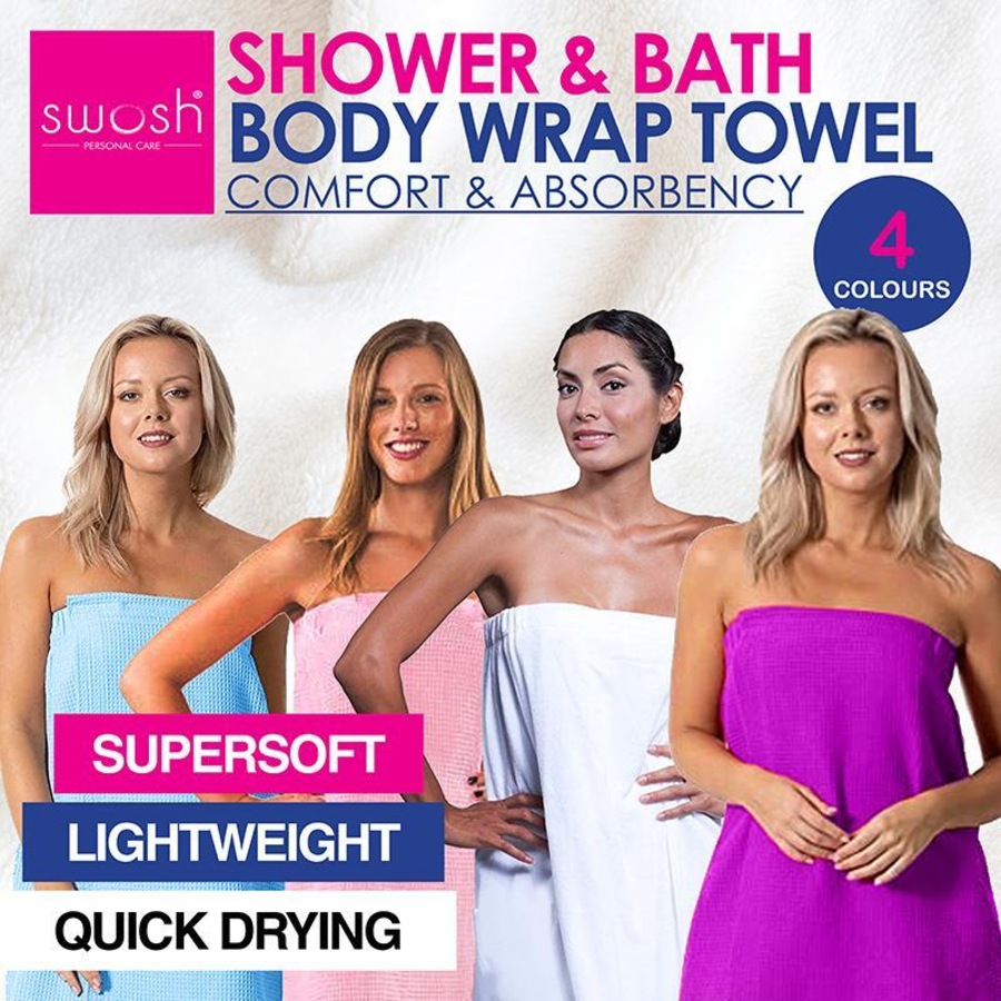 Ozoffer Body Wrap Towel Drying Wrap Quick Dry Super Absorbent Bath Spa Pool Soft