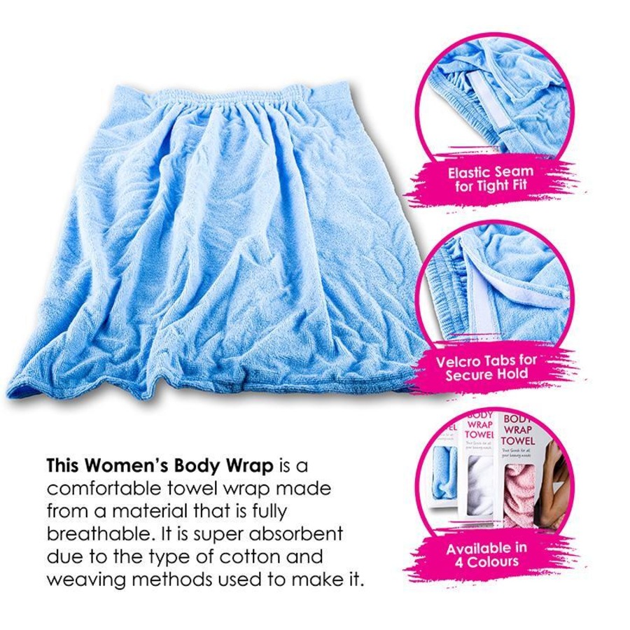 Ozoffer Body Wrap Towel Drying Wrap Quick Dry Super Absorbent Bath Spa Pool Soft