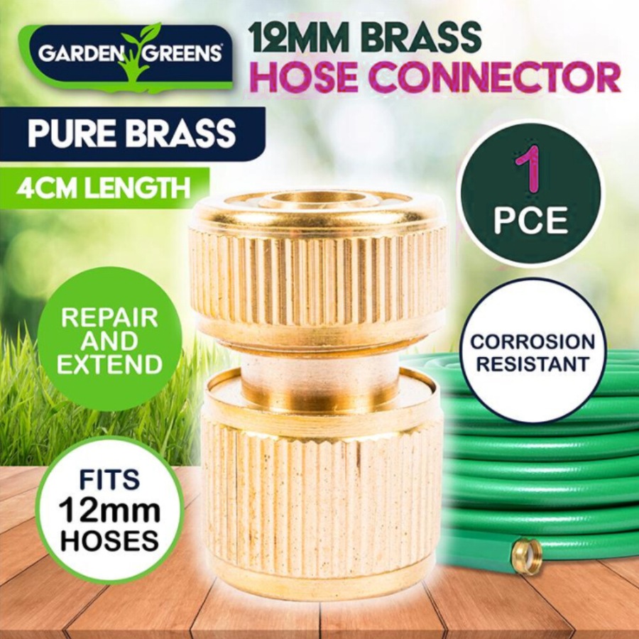 Ozoffer Brass Hose Connector Water Pipe Tube Fitting Garden Tap Adaptor Watertight
