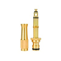 Ozoffer Brass Hose Spray Nozzle Corrosion resistance Garden Solid Brass Hose