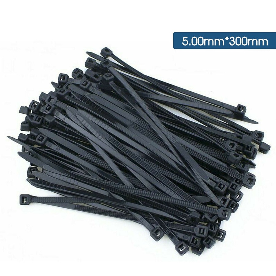 Ozoffer Cable Ties Zip Ties Nylon UV Stabilised Bulk Black Cable Tie 200x