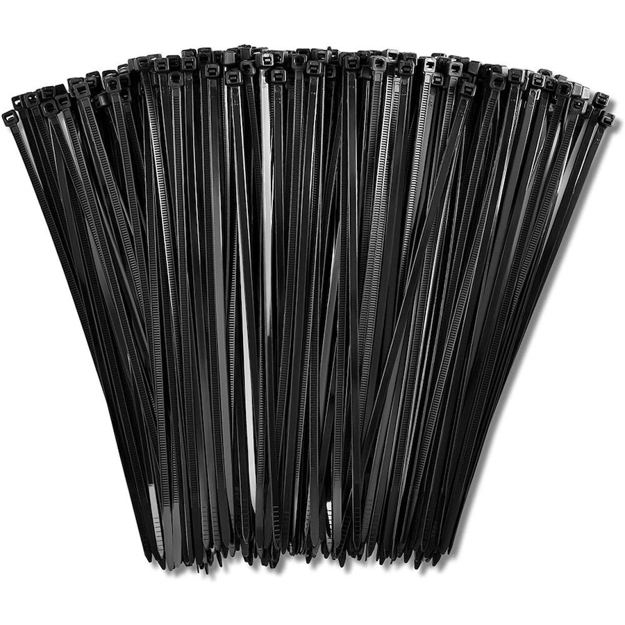 Ozoffer Cable Ties Zip Ties Strong Nylon UV Stabilised 200x Bulk Black Cable Tie 4x200mm