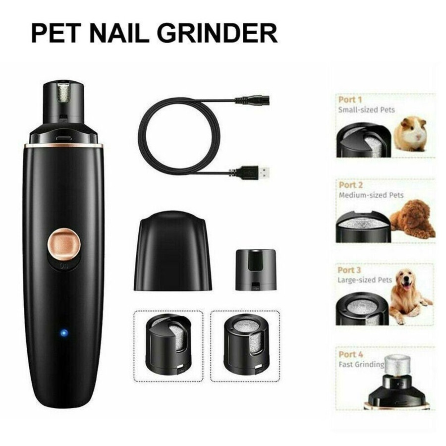 Ozoffer Electric Dog Toe Nail File Grinder Clippers Pet Cat Claw Grooming Trimmer Tools