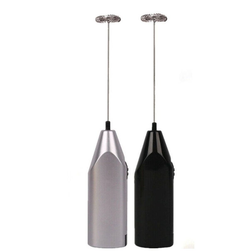 Buy Mini Foamer Kitchen Tool Milk Frother Egg Beater Stirrer Whisk Mixer  Electric SILVER Online