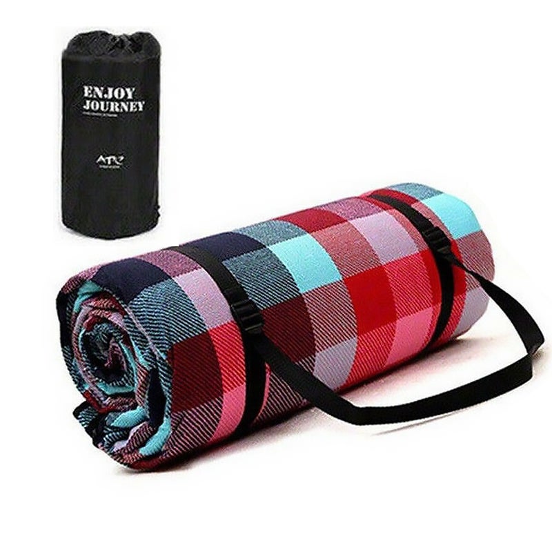 Ozoffer Extra Large 3m*3m Picnic Blanket Mat Cashmere Waterproof Rug Outdoor Camping