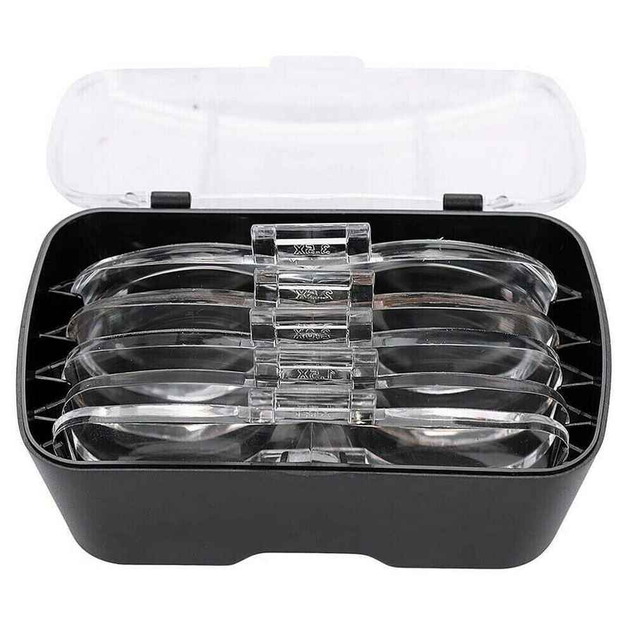 Ozoffer Headband Magnifier 2 LED Lamp Light Jeweler Head Mounted Magnifying Glass Loupe