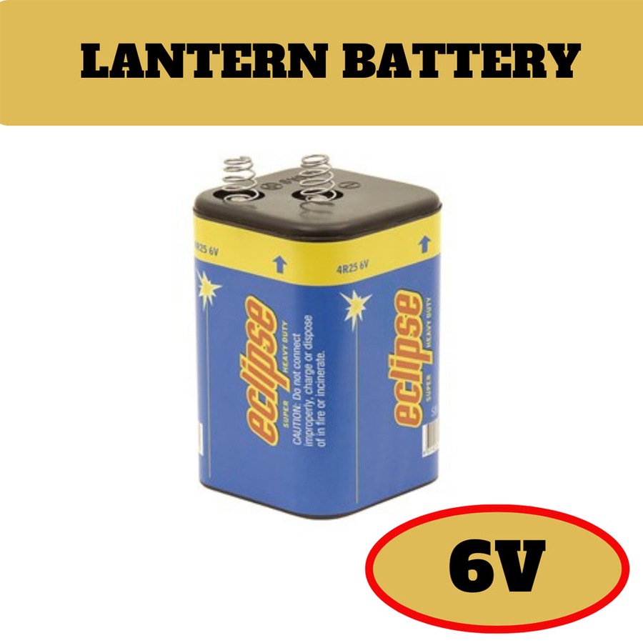 Ozoffer Heavy Duty 6V Lantern Battery Single Use