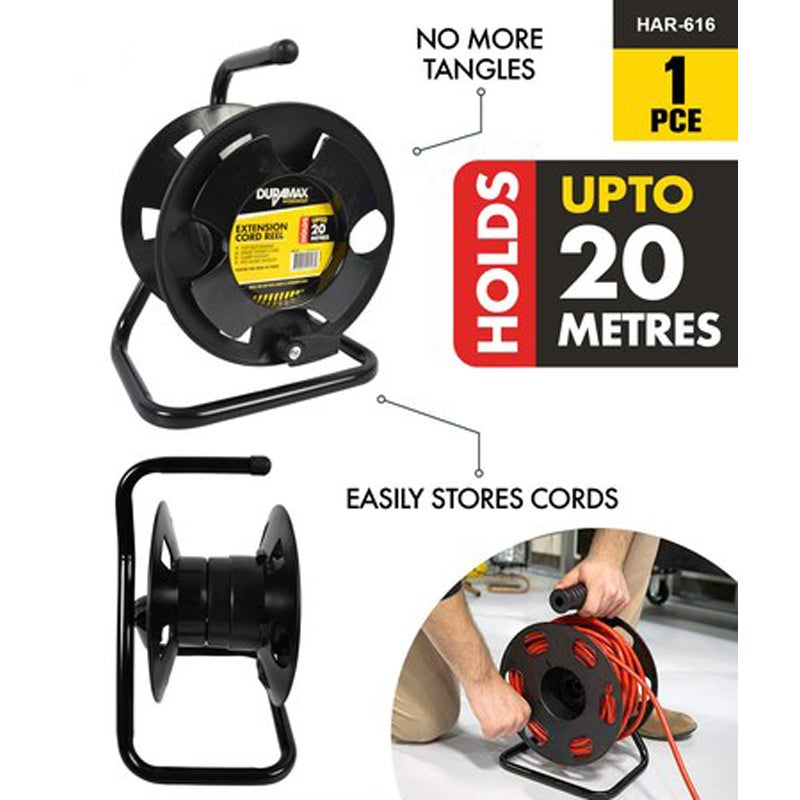 Buy Ozoffer Heavy Duty Metal Extension Cord Reel Stand In Black