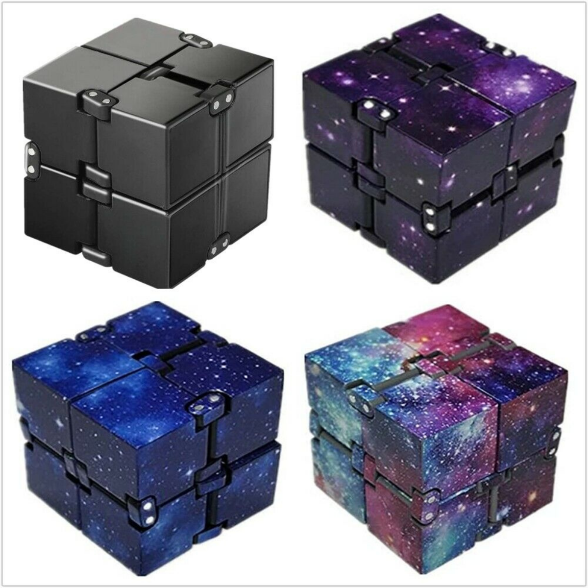 Infinity Cube EDC EA ADD ADHD Anti Anxiety Stress Relief Magic Puzzle Toy Fidget 