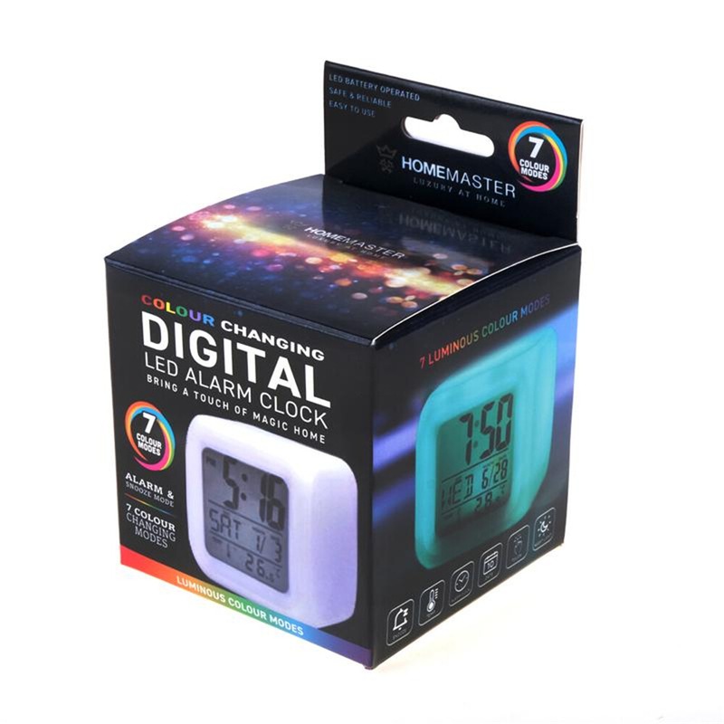 Buy Ozoffer LED Digital Day/Night Alarm Clock Calendar Date Month Time