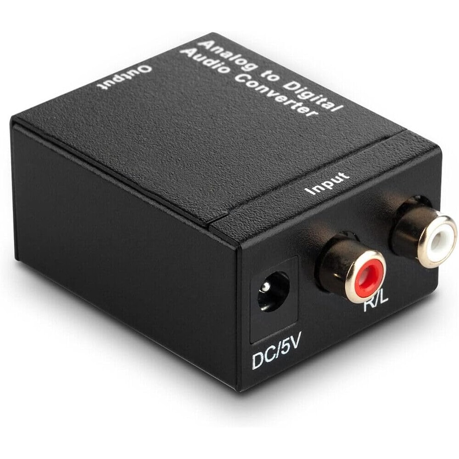 Ozoffer Optical Coaxial Toslink Digital to Analog Audio Converter Adapter RCA L/R 3.5mm