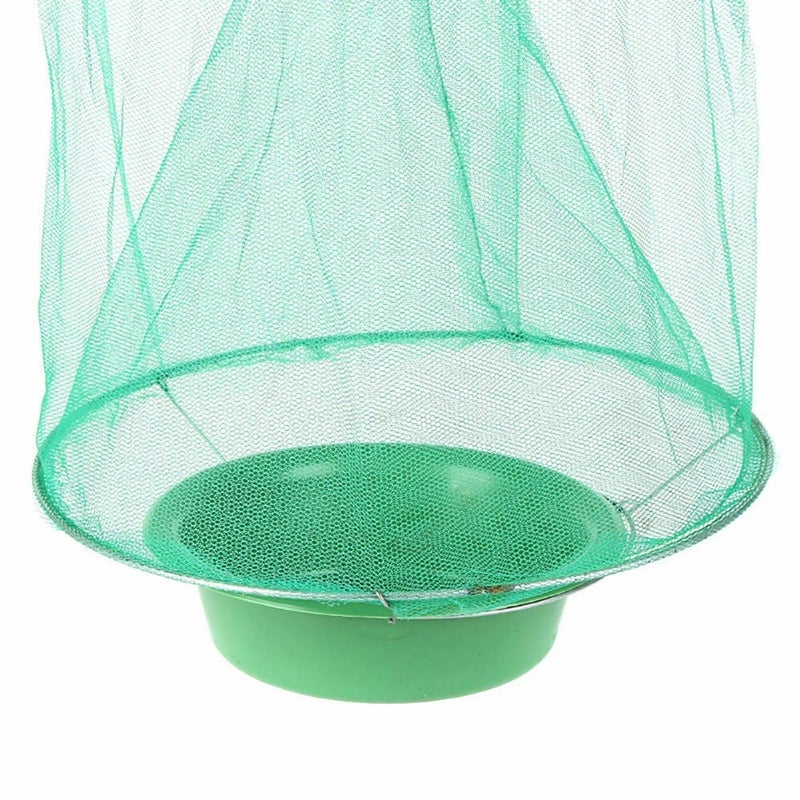 2/4/8 Reusable Fly Trap Insect Killer Net Cage Trap Ranch Pest