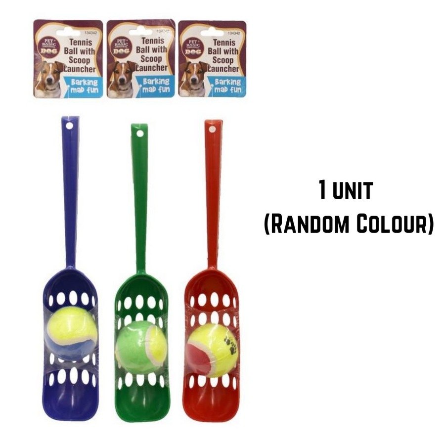 Ozoffer Pet Dog Puppy Tennis Ball Launcher Chucker Thrower with Tennis Ball