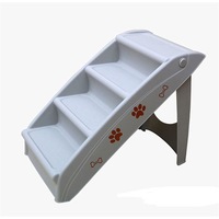 Ozoffer Pet Stairs Ramp Steps Portable Foldable Climbing Ladder Soft Washable Dog Cat