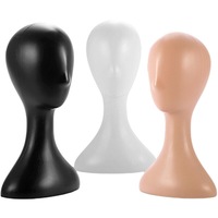 Ozoffer Plastic Female Mannequin Wig Hair Hat Scarf Manikin Head Model Display Stand