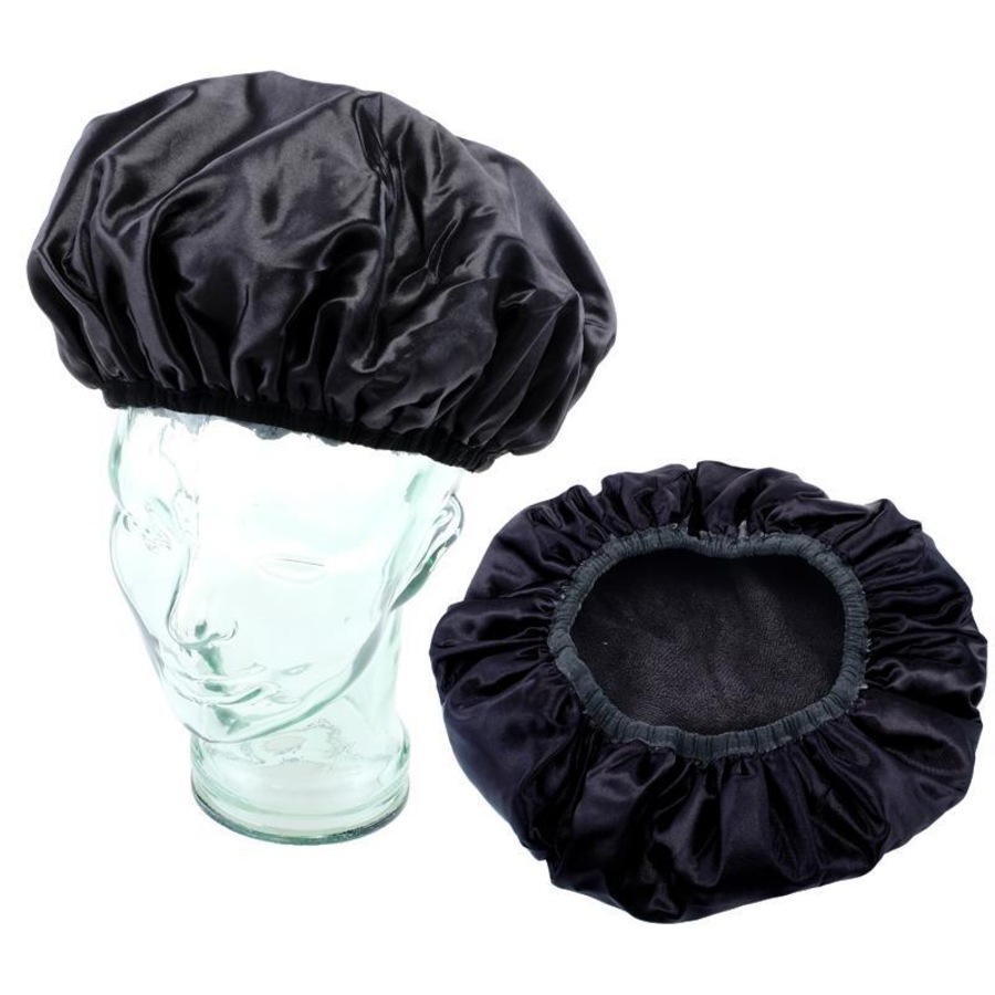 Ozoffer Shower Cap Satin with Microfiber Lining 32cm Diameter