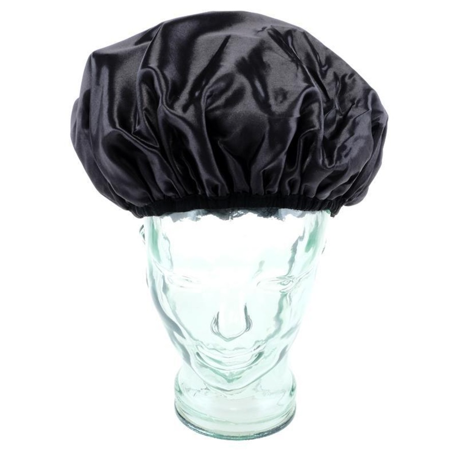 Ozoffer Shower Cap Satin with Microfiber Lining 32cm Diameter